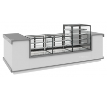 Витрина кондитерская Carboma KC71-130 VV 0,9-1 Built-In COSMO закрытая